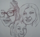 "The Family Tree" 9x12 inch Family Portrait sketch