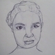 "STEPHANIE"  SKETCH IN INK