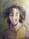 BOB MARLEY 11X14 ACRYLIC COMMISSION