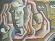 CIRCUS 16X20 INCH ORIGINAL EXPRESSIVE ARTWORK 2008