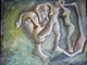 FOOT IN MOUTH DISEASE 16X20 INCH ORIGINAL MODERN ACRYLIC ARTWORK 2007