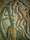 FREUDIAN SLIP 16X20 ORIGINAL EXPRESSIVE ACRYLIC ARTWORK 2007