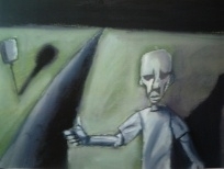 A ROAD LESS TRAVELLED 11X`14 INCHES ON GALLERYWRAP CANVAS