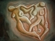 CONJOINED 11X14 INCHES EXPRESSIVE ORIGINAL ACRYLIC ARTWORK 2007