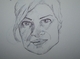 Jen 8.5x10 Inch pen sketch