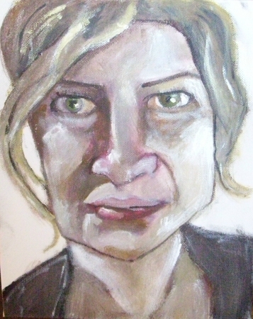 Jen 8x10 Acrylic Painting 2016