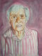 NAN 11X14 INCH ORIGINAL EXPRESSIVE PORTRAIT ACRYLIC ARTWORK 2009