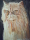 ORANGE A-PEEL 8X10 INCH ACRYLIC PET PORTRAIT 2009