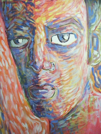 Self Portrait 16x20 Acrylic